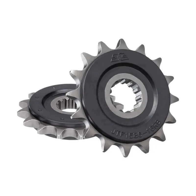 Dostępne od ręki JTF1586.16RB zębów zębatka PRZÓD z TŁUMIKIEM DRGAŃ GUMĄ motocyklowa JTF1586-16RB