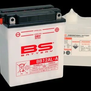 Oferta czasowa BS AKUMULATOR BB12AL-A (YB12AL-A) 12V 12AH 160X90X130 OBSŁUGOWY - ELEKTROLIT OSOBNO 155A (4) UE2019/1148