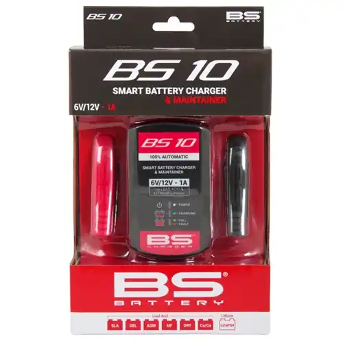 Wyjątkowa oferta BS ŁADOWARKA AKUMULATORÓW BS10 6V-12V STD/AGM/GEL, 12,8V LITHIUM (LIFE P04), 1A DO 20AH (EL) (10)