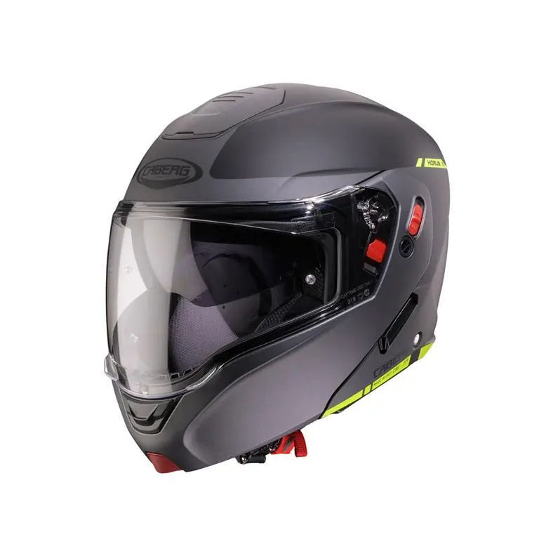 Bezpieczna płatność CABERG 23/01 KASK SZCZĘKOWY FLIP-UP MODEL HORUS X RAY CZARNY MAT/SZARY/ŻÓŁTY FLUO ROZMIAR M