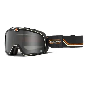 100 PROCENT (2022) FA20 BARSTOW GOGGLE TEAM SPEED - SMOKE LENS GOGLE BARSTOW BSTW KOLOR CZARNY SZYBKA PRZYCIEMNIANA DYMIONA Okazja
