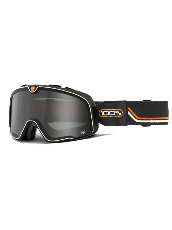 100 PROCENT (2022) FA20 BARSTOW GOGGLE TEAM SPEED - SMOKE LENS GOGLE BARSTOW BSTW KOLOR CZARNY SZYBKA PRZYCIEMNIANA DYMIONA Okazja