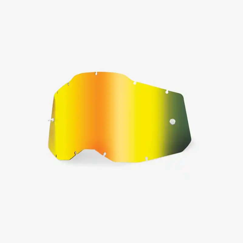 100 PROCENT AC2/ST2 YOUTH REPLACEMENT LENS - MIRROR GOLD, SZYBA/SZYBKA DO GOGLI POJEDYŃCZA ACCURI 2/STRATA 2 YOUTH DZIECIĘCE KOLOR ZŁOTE LUSTRO Tylko do końca tygodnia