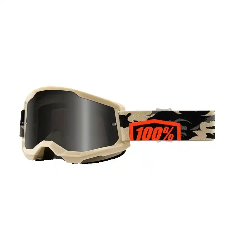 100 PROCENT FA20 STRATA 2 SAND GOGGLE KOMBAT - SMOKE LENS - GOGLE STRATA 2 SAND KOLOR BEŻOWY/CZARNY SZYBKA PRZYCIEMNIANA STARY KOD 50422-102-10 Tylko dziś
