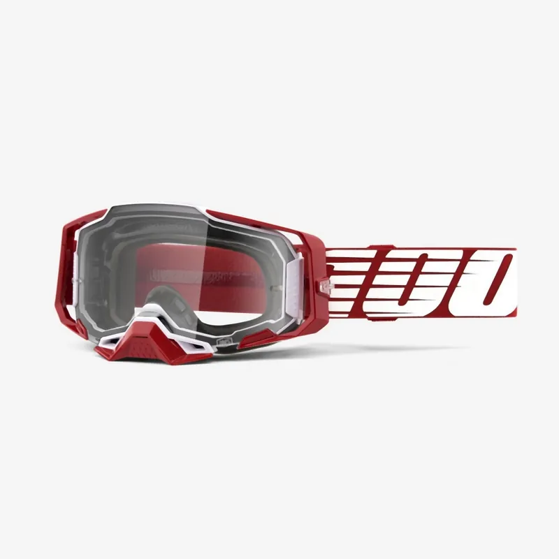 100 PROCENT (2023) FA21 GOGLE ARMEGA OVERSIZED DEEP RED - CLEAR LENS KOLOR CZERWONY/BIAŁY/SZARY SZYBKA PRZEŹROCZYSTA Dodaj do koszyka