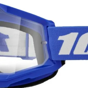 100 PROCENT GOGLE MODEL STRATA 2 BLUE CLEAR LENS KOLOR NIEBIESKI SZYBKA PRZEŹROCZYSTA Premium