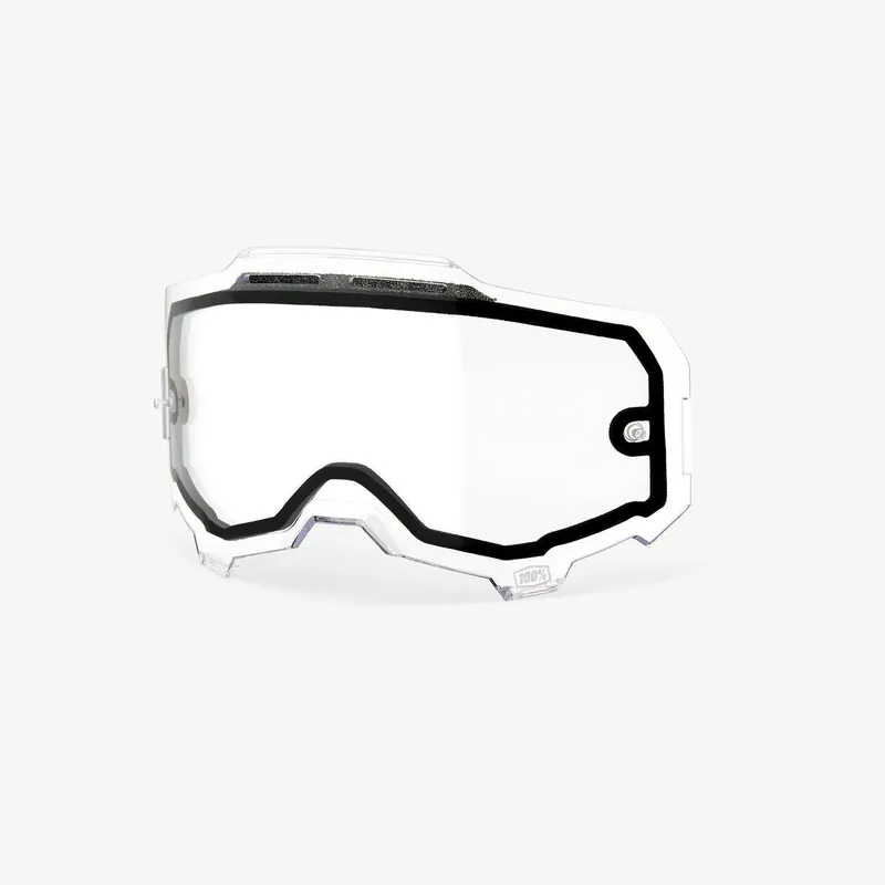 100 PROCENT ARMEGA / ARMATIC REPLACEMENT DUAL PANE VENTED CLEAR LENS - SZYBA/SZYBKA/SZYBKA PODWÓJNA WENTYLOWANA DO GOGLI ARMEGA / ARMATIC KOLOR PRZEŹROCZYSTY Wyprzedaż
