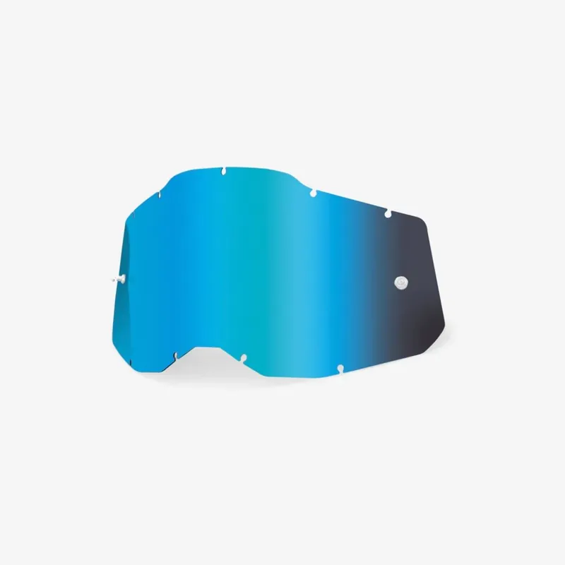 100 PROCENT AC2/ST2 YOUTH REPLACEMENT LENS - MIRROR BLUE - SZYBA/SZYBKA DO GOGLI POJEDYNCZA ACCURI 2/ STRATA 2 YOUTH DZIECIĘCE KOLOR NIEBIESKIE LUSTRO Szybka dostawa