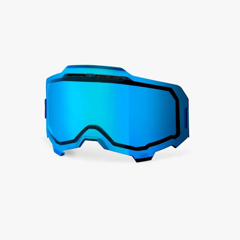 100 PROCENT ARMEGA / ARMATIC REPLACEMENT DUAL PANE VENTED MIRROR BLUE LENS - SZYBA/SZYBKA/SZYBKA PODWÓJNA WENTYLOWANA DO GOGLI ARMEGA / ARMATIC KOLOR NIEBIESKIE LUSTRO Zamów dziś
