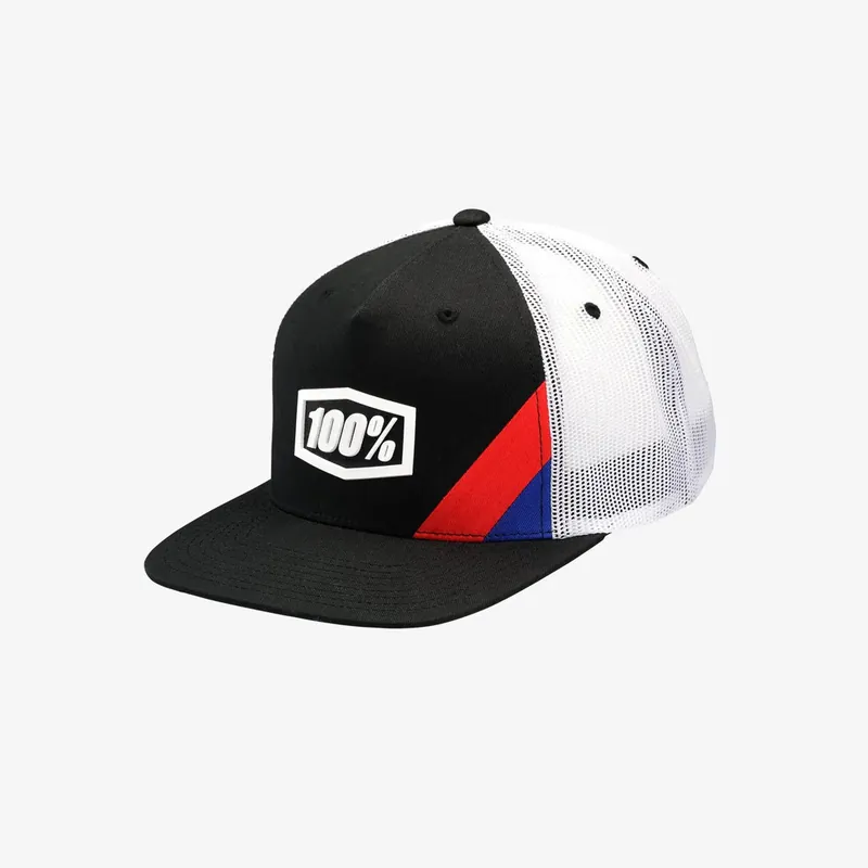 100 PROCENT CZAPKA Z DASZKIEM CORNERSTONE X-FIT TRUCKER CAP BLACK KOLOR CZARNY Rabat