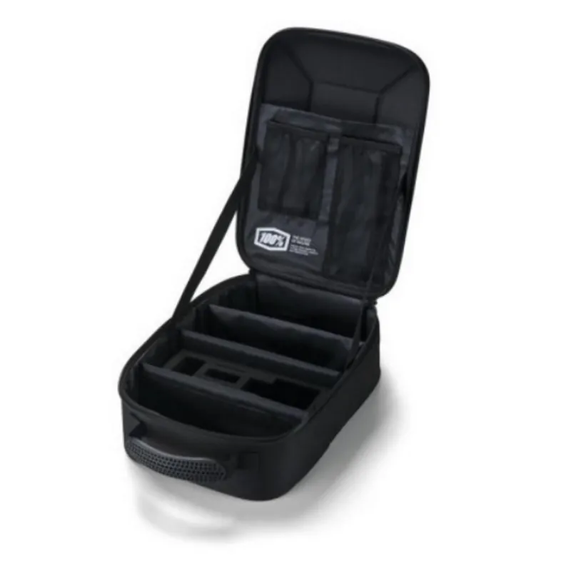100 PROCENT FA23 GOGGLE CASE VALISE BLACK - PUDEŁKO / ETUI / CASE NA GOGLE KOLOR CZARNY Wyprzedaż