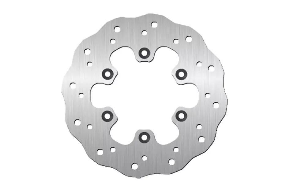 Nie przegap Tarcza hamulcowa przód Kawasaki KLX140, KX80, KX85 (220X96X3MM) (6X9MM) WAVE NG756X