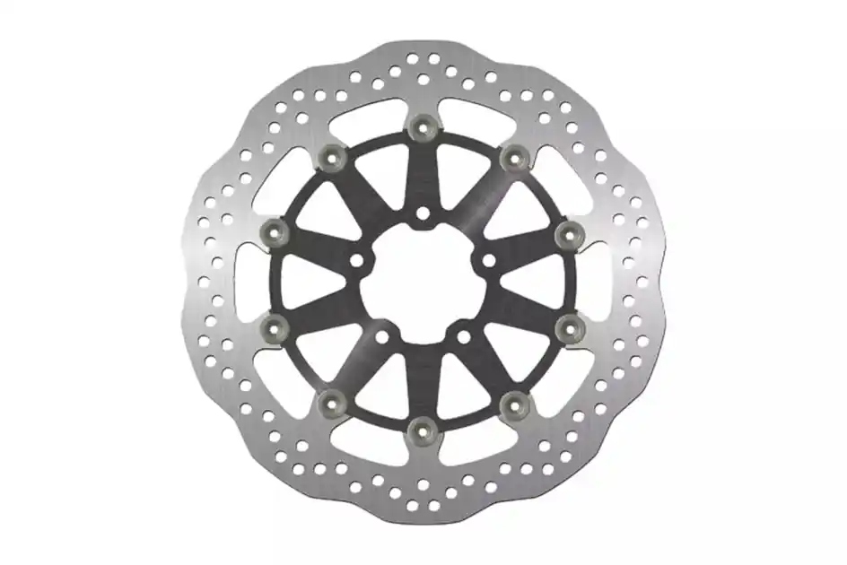 Ograniczona ilość Tarcza hamulcowa przód Suzuki GSX1400, GSXR600/750, GSXR1300, TL1000 (320X69X5mm) (5X10,5mm) WAVE PŁYWAJĄCA (ŚRODEK ALUMINIOWY) NG458XG