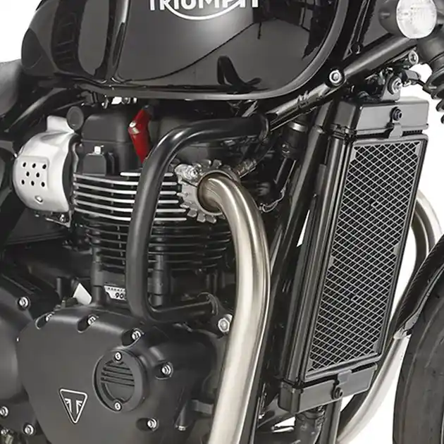 Darmowy zwrot Gmole osłony silnika Triumph Bonneville T100, T120, Street Twin 900 czarne Kappa KN6410