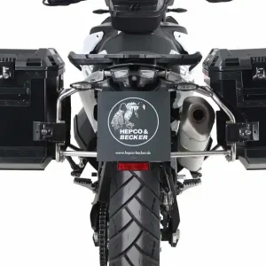 Stelaż kufrów bocznych XplorerCutout + kufry Xplorer KTM 890 Adventure / R / Rally 2021-2022 Hepco Becker 6517617 00 22-01-40 Tylko do końca tygodnia
