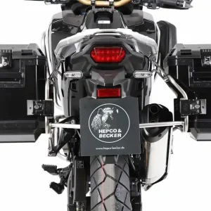 Popularny Stelaż kufrów bocznych XplorerCutout + kufry Xplorer Honda CRF 1100L AT / Adv 2019-2023 Hepco Becker 6519522 00 22-01-40