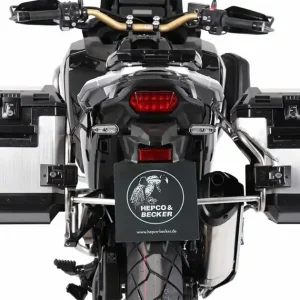 Stelaż kufrów bocznych XplorerCutout + kufry Xplorer Honda CRF 1100L AT / Adv 2019-2023 Hepco Becker 6519522 00 22-00-40 Bezpieczne zakupy