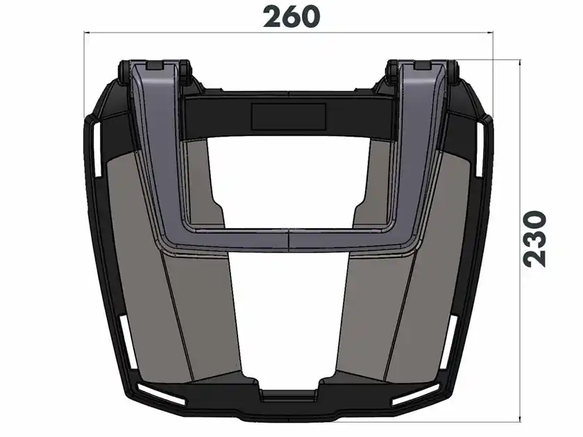 Bezpieczna płatność Stelaż kufra centralnego Easyrack Honda VFR 1200 F 2010 - 2016 Hepco Becker 661960 01 01