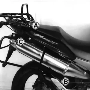 Dostępne od ręki Rurowy stelaż centralny Honda CB 600 F Hornet 2003-2006 Hepco Becker 650935 00 01