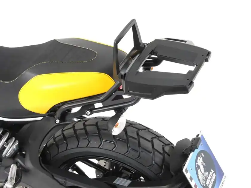 Bezpieczna płatność Stelaż kufra centralnego Alurack Ducati Scrambler 800 2015 - 2018 Hepco Becker 6507530 01 01
