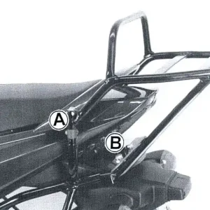Stelaż pod kufer centralny Suzuki SV 650 / S 2003 - 2006 Hepco Becker 650354 01 01 Darmowy zwrot