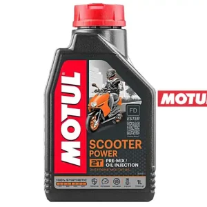 Dostępne od ręki Olej silnikowy Motul Scooter Power 2T syntetyczny (1L)