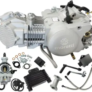 Dodaj do koszyka Silnik Moretti poziomy 1P60YMJ, 150cc 4T, 4-biegowy manual, zestaw z chłodnicą