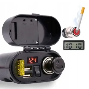 Okazja FreedConn Gniazdo zapalniczki moto usb 3.1A MC16
