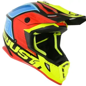 Kask JUST1 J38 BLADE red-blue-yellow-black M Super okazja
