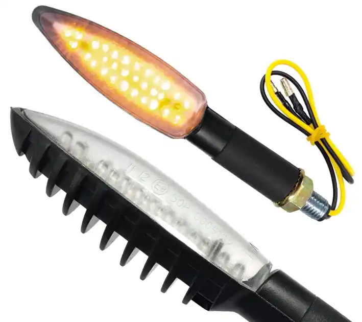 Kierunkowskazy uniwersalne, ledowe (30 diod) czarne, (E-mark) Oferta limitowana