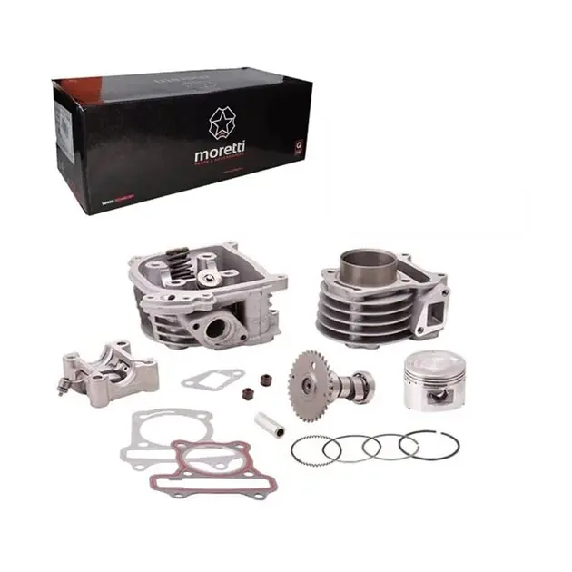 Premium Zestaw cylinder głowica Skuter GY6 139QMB / 139QMA 80cc 4T tuning MORETTI 5905220819690
