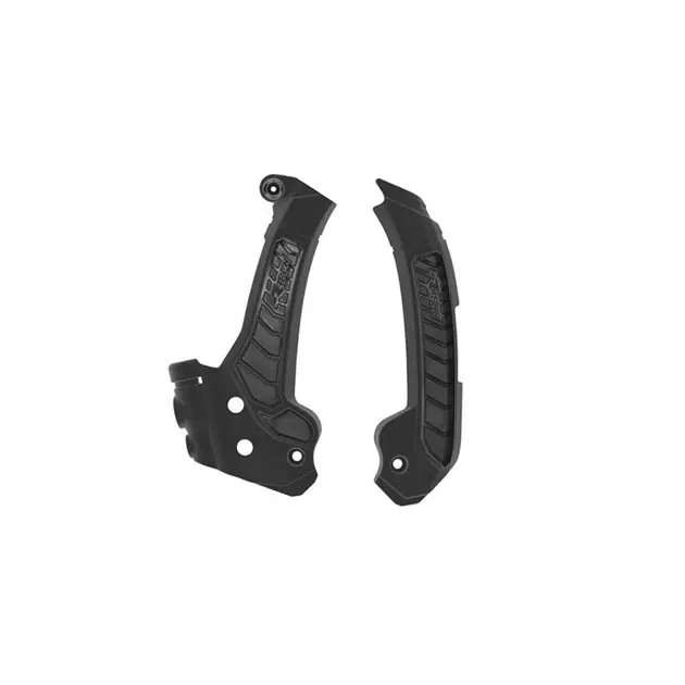 Darmowy zwrot Osłony ramy (komplet) Bi-material Super Grip Husqvarna FC 250/450, FS 450, TC/FC 125/250/300/350/450, TE 125/250/300/350/450 / 501, TX 300/350/450 Czarny Racetech PRTHSQNR003