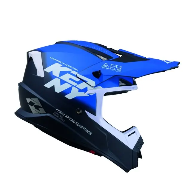 Kask Cross/Enduro Track Graphic Focus Blue niebieski XS Kenny Racing 261-0303021-5302 Obniżka ceny
