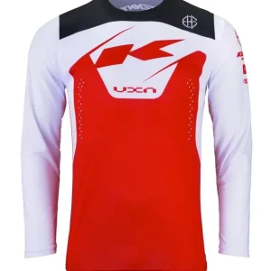 Koszulka Rowerowa MTB Kid Elite Red Rozmiar XXXS (5/6 lat) Kenny Racing 242-3004043-5101 Tani