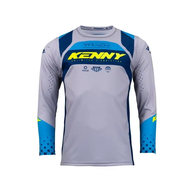 Zamów teraz Koszulka Cross/Enduro Kenny Racing Track Kid/Junior Navy/Neon Yellow ROZMIAR XXS 231-3403022-5232