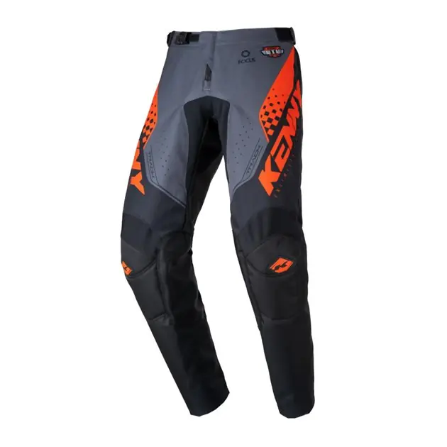 Darmowy zwrot Spodnie Cross/Enduro Kenny Racing Track Focus Kid/Junior Black/Orange ROZMIAR 24 231-6203212-2448