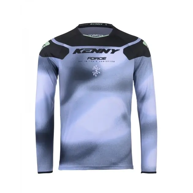 Koszulka Cross Enduro Force Fog Neon Green Czarny/Szary XXL Kenny Racing 251-3504011-5805 Nowość
