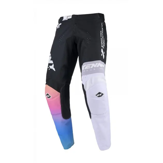 Hit cenowy Spodnie cross/enduro Track Zoom Black Czarny/Biały / Niebieski S (30) Kenny Racing 251-6203012-3016