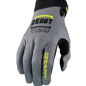 Dostępne od ręki Rękawice CROSS/ENDURO / ROWEROWE MTB GRAVITY Grey/Neon Yellow Szary/Czarny/Żółty Fluo Rozmiar L Kenny Racing 212-3009010-1003