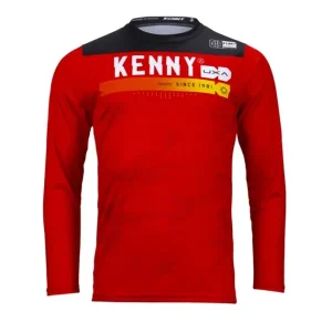 Taniej Koszulka rowerowa MTB Elite Camo Red czerwony/czarny / biały S Kenny Racing 232-3004040-5401
