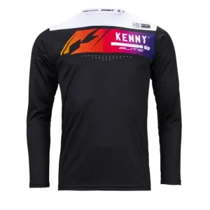 Koszulka rowerowa MTB Elite Black czarny/biały / niebieski M Kenny Racing 232-3004040-5509 Darmowy zwrot