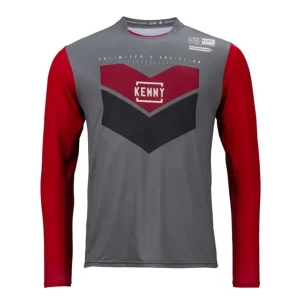 Kenny Racing Koszulka Rowerowa MTB Prolight Dark Red Czerwony/Szary L 232-3004042-5687 Nowość