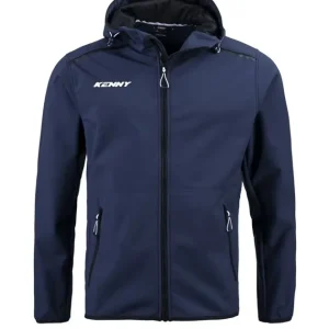 Łatwy zwrot Kenny Racing Kurtka Przeciwdeszczowa Softshell Core Navy Niebieski S 231-7806016-5420