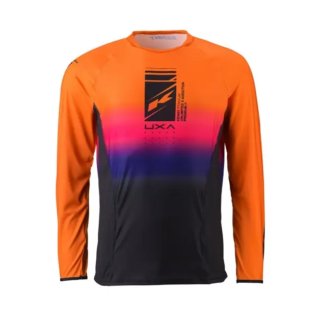 Koszulka Cross/Enduro Titanium Premium Orange Czarny/Niebieski M Kenny Racing 241-3301011-5548 Nie przegap