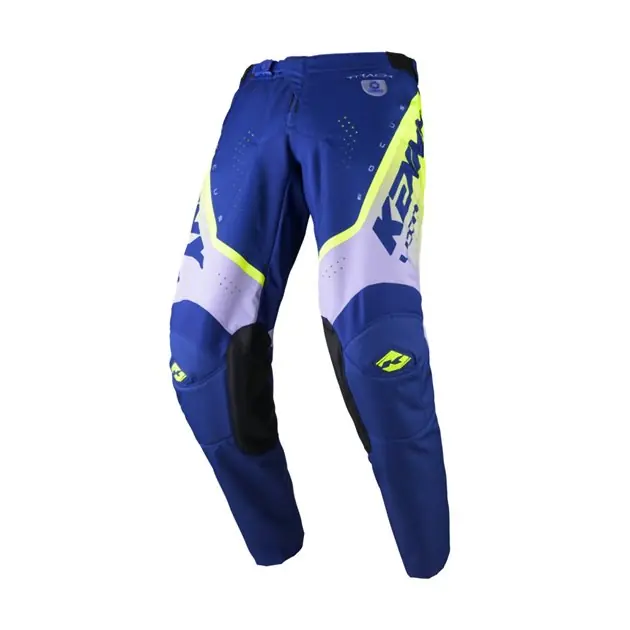 Tani Spodnie Track Focus Navy niebieski/szary / żółty XXL (38) Kenny Racing 241-6203012-3820