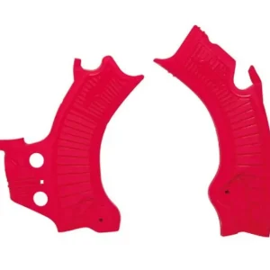 Ekspresowa dostawa Osłony ramy Bi-Material Super Grip Honda CRF 450/RX czerwone RACETECH PRTCRFRS001