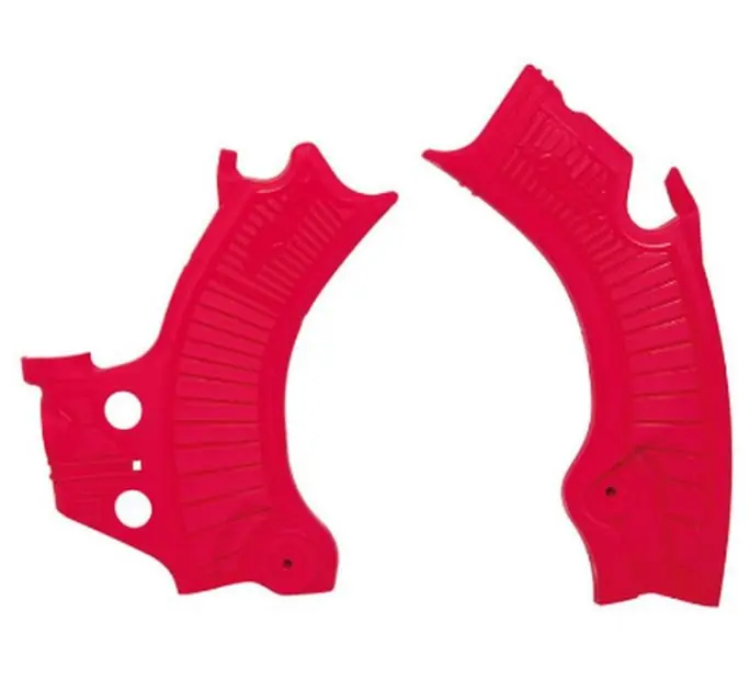 Ekspresowa dostawa Osłony ramy Bi-Material Super Grip Honda CRF 450/RX czerwone RACETECH PRTCRFRS001