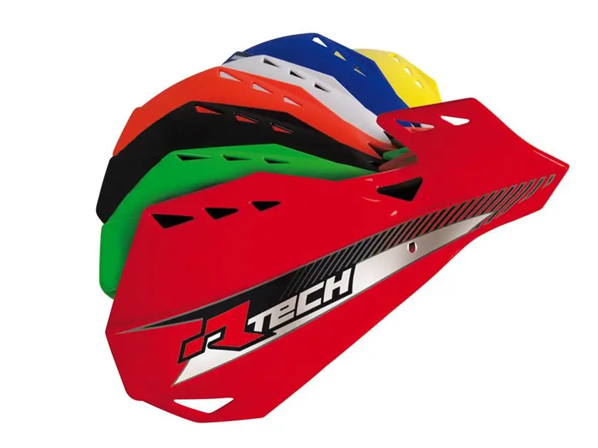 Wybór klientów Plastiki zamienne do osłon rąk DUAL EVO zielone Racetech REPPMDUVE14