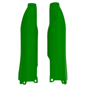 Super okazja Osłony teleskopów Kawasaki KXF 250/450, KX 125/250, KLXR 450 Zielony FLUO RACETECH PSKXFVF0006