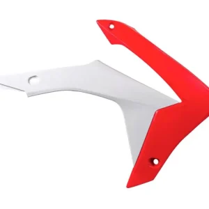 Osłony chłodnicy Honda CRF 450R, CRF 250R OEM Biały Czerwony RACETECH (RTECH) HO04657999RT Nie przegap